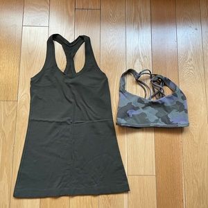 Lululemon top & sports bra (2)